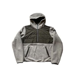 Prana Mens Incrediwool 1/2 Zip Pullover Hoodie Size Medium